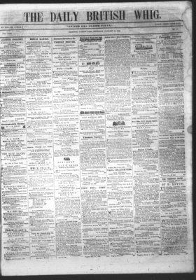 Daily British Whig (1850), 19 Jan 1854