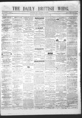 Daily British Whig (1850), 23 Jan 1854