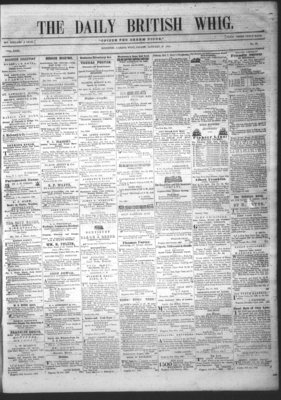 Daily British Whig (1850), 27 Jan 1854