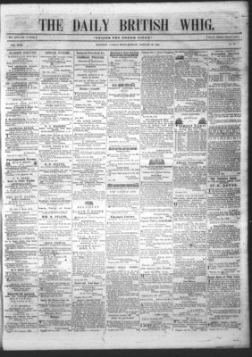 Daily British Whig (1850), 30 Jan 1854