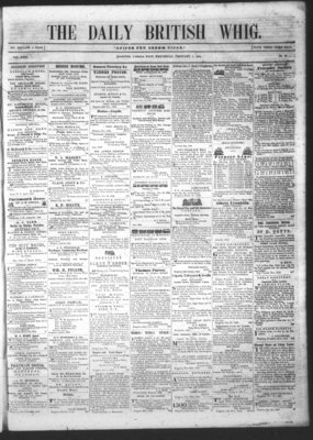 Daily British Whig (1850), 1 Feb 1854