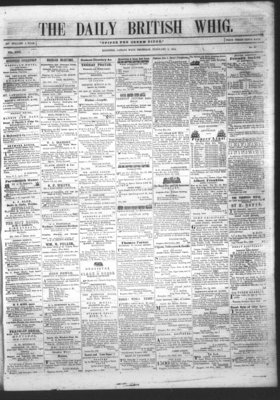 Daily British Whig (1850), 2 Feb 1854