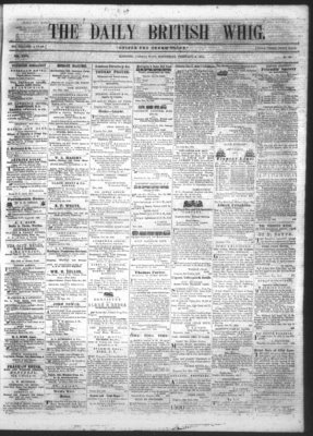 Daily British Whig (1850), 8 Feb 1854