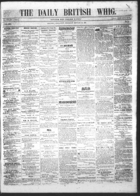 Daily British Whig (1850), 22 Feb 1854