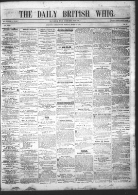 Daily British Whig (1850), 14 Mar 1854