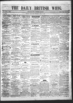 Daily British Whig (1850), 15 Mar 1854