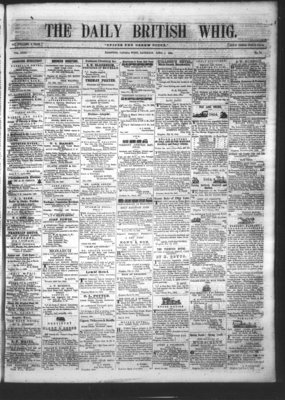 Daily British Whig (1850), 1 Apr 1854