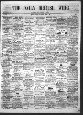 Daily British Whig (1850), 7 Apr 1854