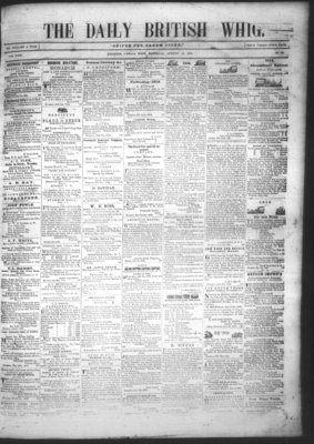 Daily British Whig (1850), 12 Aug 1854