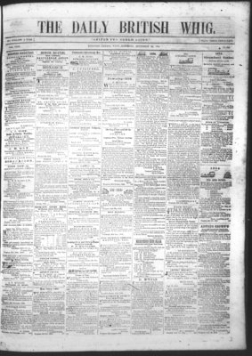 Daily British Whig (1850), 23 Sep 1854