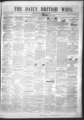 Daily British Whig (1850), 28 Sep 1854