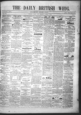 Daily British Whig (1850), 12 Oct 1854