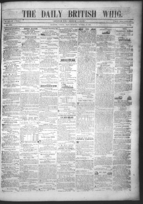 Daily British Whig (1850), 14 Oct 1854