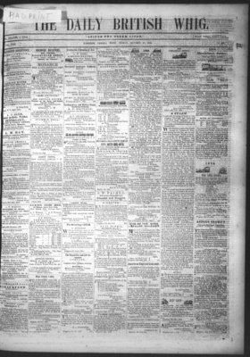 Daily British Whig (1850), 27 Oct 1854