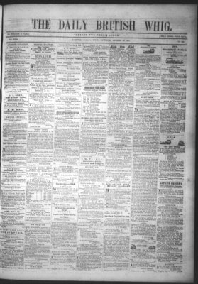 Daily British Whig (1850), 28 Oct 1854