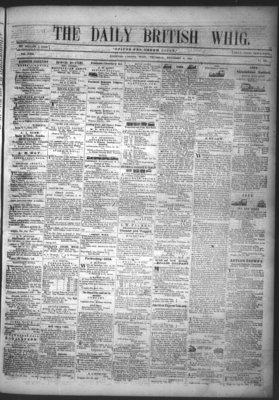 Daily British Whig (1850), 2 Nov 1854