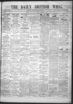 Daily British Whig (1850), 14 Nov 1854