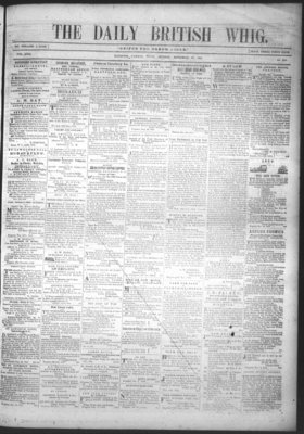 Daily British Whig (1850), 27 Nov 1854