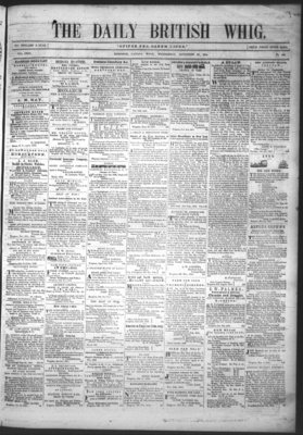 Daily British Whig (1850), 29 Nov 1854