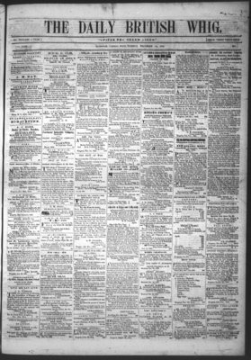 Daily British Whig (1850), 19 Dec 1854