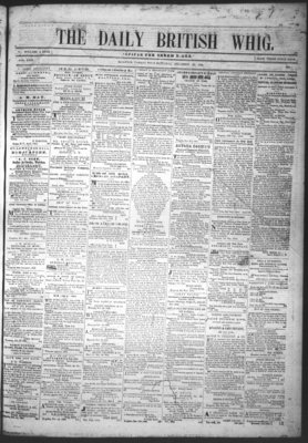 Daily British Whig (1850), 30 Dec 1854