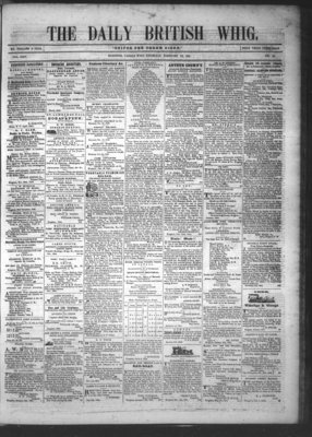 Daily British Whig (1850), 22 Feb 1855