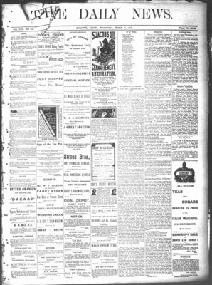 Kingston News (1868), 1 Mar 1882