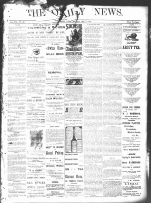 Kingston News (1868), 1 May 1882