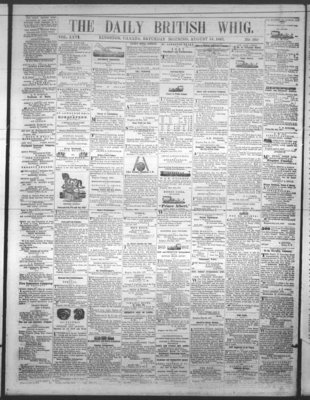 Daily British Whig (1850), 15 Aug 1857