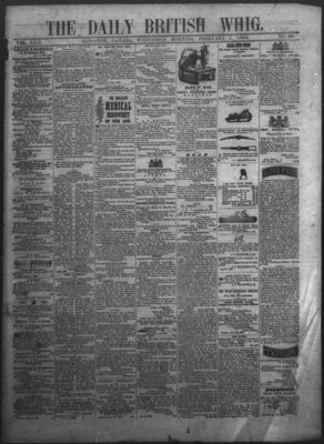 Daily British Whig (1850), 1 Feb 1860