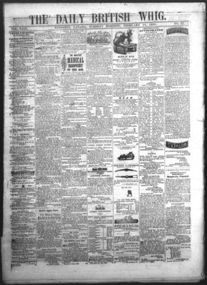 Daily British Whig (1850), 14 Feb 1860