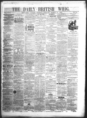 Daily British Whig (1850), 27 Mar 1860