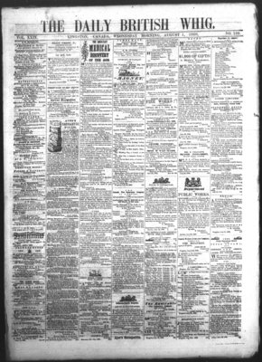 Daily British Whig (1850), 1 Aug 1860