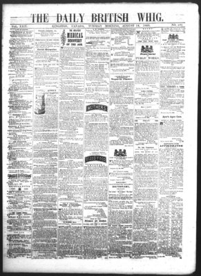 Daily British Whig (1850), 14 Aug 1860