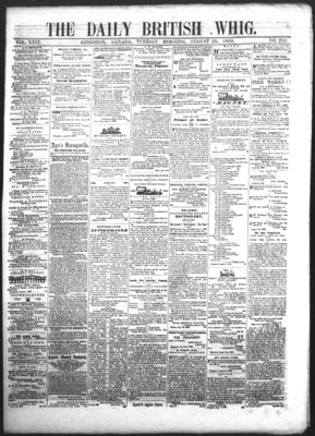 Daily British Whig (1850), 28 Aug 1860