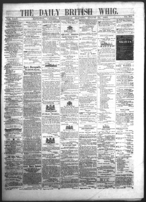 Daily British Whig (1850), 29 Aug 1860