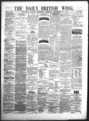 Daily British Whig (1850), 27 Sep 1860