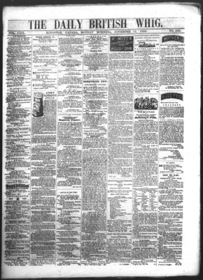 Daily British Whig (1850), 12 Nov 1860