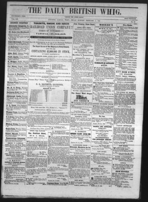 Daily British Whig (1850), 1 Feb 1850