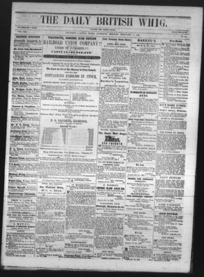 Daily British Whig (1850), 2 Feb 1850