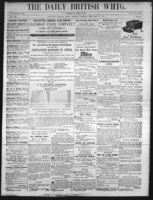 Daily British Whig (1850), 12 Feb 1850