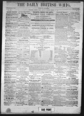 Daily British Whig (1850), 11 Mar 1850