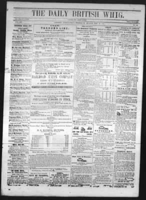 Daily British Whig (1850), 15 May 1850