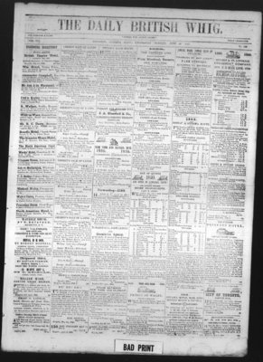 Daily British Whig (1850), 26 Jun 1850