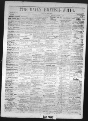 Daily British Whig (1850), 5 Aug 1850