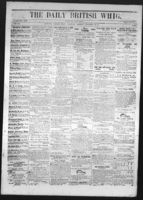 Daily British Whig (1850), 30 Nov 1850