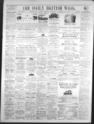 Daily British Whig (1850), 22 Jan 1866