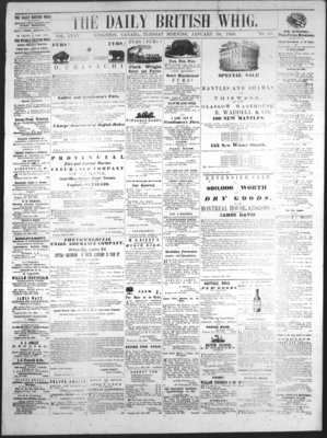 Daily British Whig (1850), 30 Jan 1866