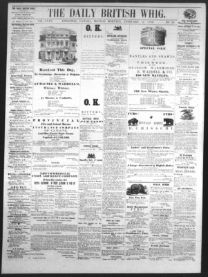 Daily British Whig (1850), 12 Feb 1866