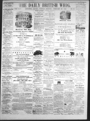 Daily British Whig (1850), 20 Feb 1866